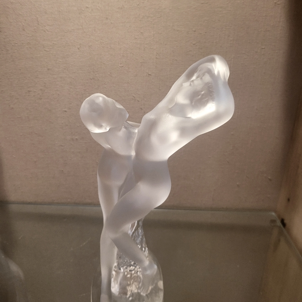 Lalique France "Deux Danseuses" Sculpture